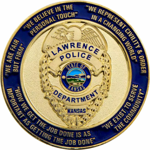 Police Coin-LAWRENCE