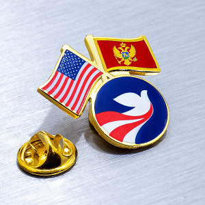 Silkscreen Pin-FlagBird